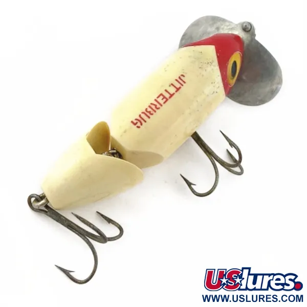 Fred Arbogast Jitterbug Jointed, 14g Tête Rouge, Leurre de Surface #23869