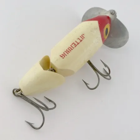 Fred Arbogast Jitterbug Jointed, 14g Tête Rouge, Leurre de Surface #23869