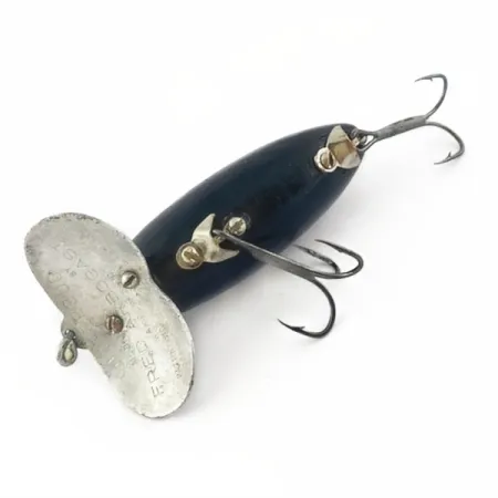 Fred Arbogast Jitterbug Early Bug Eye, Noir, 14g, Leurre de surface #23870