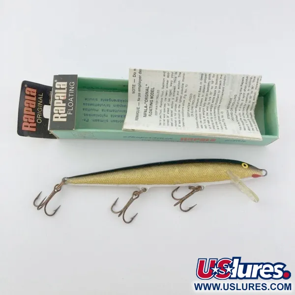 Rapala Original Floater F11, 6g G (Gold), Poisson nageur #23899