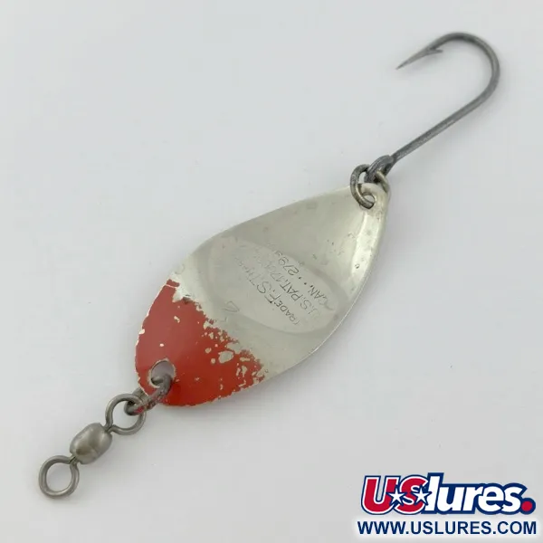 Shoff's F.S.T.2, 5,5 g, Nickel/Rouge, Cuillère #23904