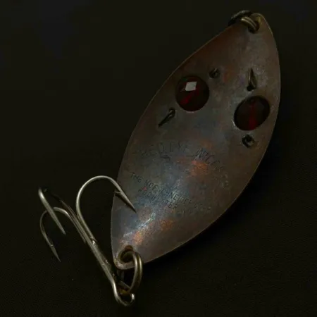 Hofschneider Red Eye Wiggler, bronze, 25g, Cuillère ondulante #23913