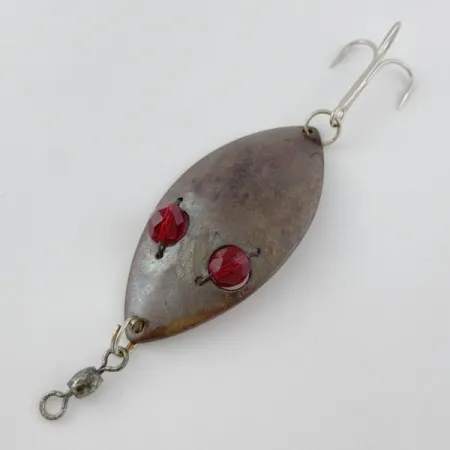 Hofschneider Red Eye Wiggler, bronze, 25g, Cuillère ondulante #23913