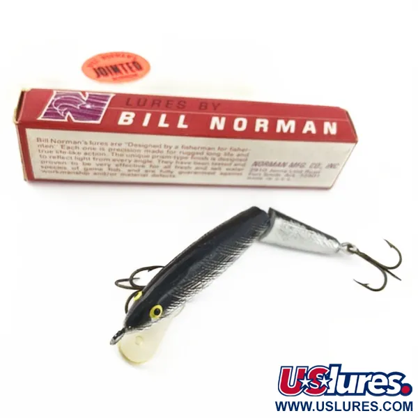 Bill Norman Jointed, 7g Vert / Miroir, Poisson nageur #23932