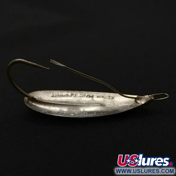 Johnson Silver Minnow, 9g, Nickel, Cuillère ondulante anti-herbe #23945