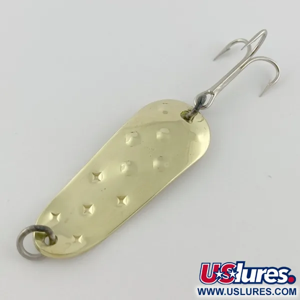 Luhr Jensen Alpena Diamond, 14g, nickel/vert, Cuillère #23966