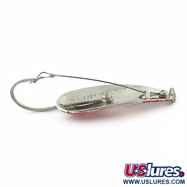 Master Weedless Lotta Junior, Rouge et Blanc, 12g, Cuillère Ondulante Anti-herbe #23969