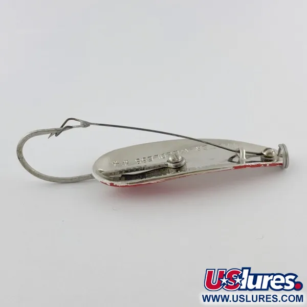 Master Weedless Lotta Junior, Rouge et Blanc, 12g, Cuillère Ondulante Anti-herbe #23969