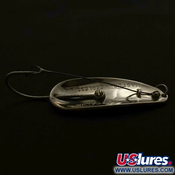 Master Weedless Lotta Junior, Rouge et Blanc, 12g, Cuillère Ondulante Anti-herbe #23969