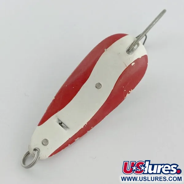 Master Weedless Lotta Junior, Rouge et Blanc, 12g, Cuillère Ondulante Anti-herbe #23969