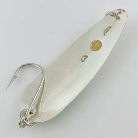 Red Eye Evil Eye, 6g, Nickel/Blanc Phosphorescent, Cuillère #23986