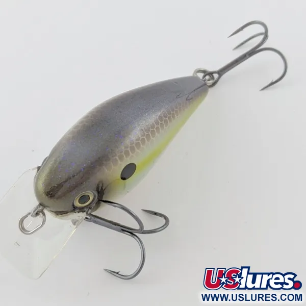 Strike King KVD 1.5 Silent, 12g, Olive Sexy Shad, Crankbait à bavette carrée #23995