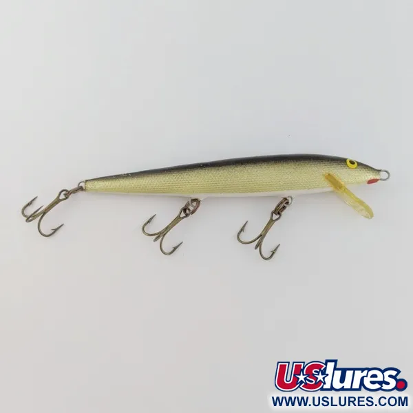Rapala Original Floater F11, 11cm 6g Or (G), Leurre Flottant #24011