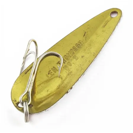 Len Thompson #2, 28g rouge/or, Cuillère ondulante #24013