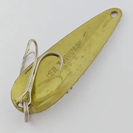 Len Thompson #2, 28g rouge/or, Cuillère ondulante #24013