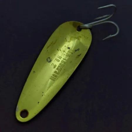 Len Thompson #2, 28g rouge/or, Cuillère ondulante #24014