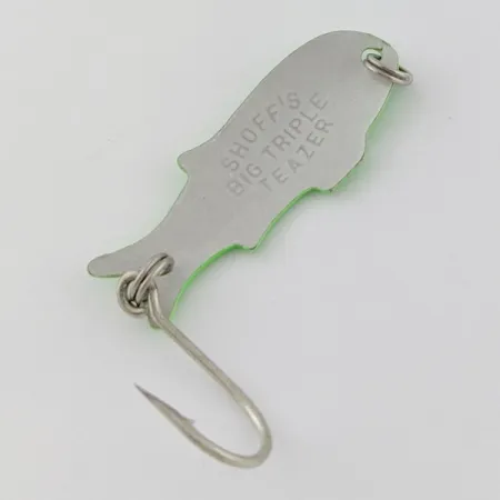 Shoff's Big Triple Teazer, Vert, 2g, Cuillère Ondulante #24024