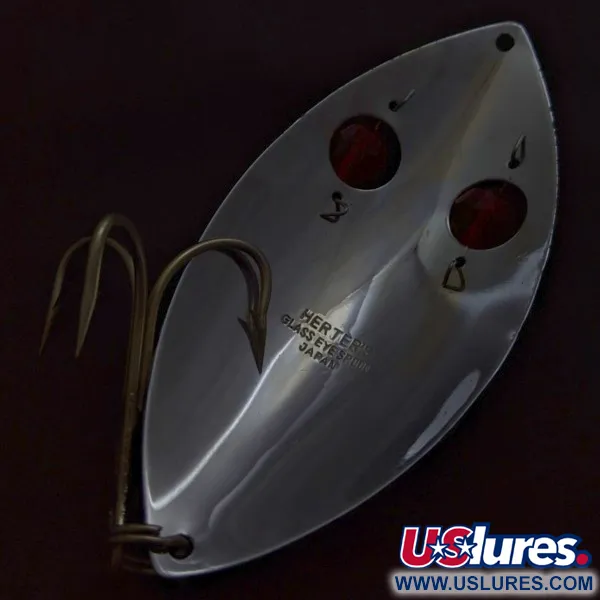 Herter's Glass Eye, 60g, nickel/yeux rouges, Cuillère #24036