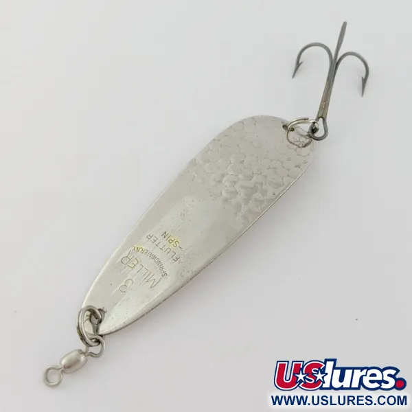 Miller Flutter Spin 3, Argent, 14g, Cuillère ondulante #24041