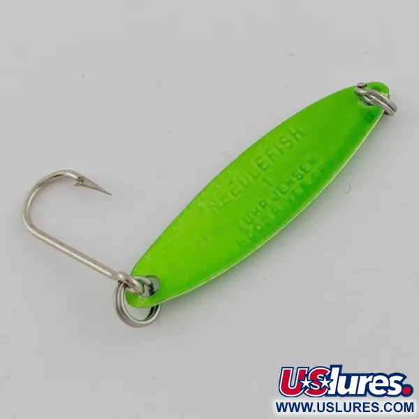 Luhr Jensen Needlefish 1, 2g Vert, Cuillère de Traîne #24078