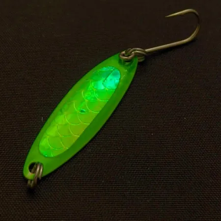 Luhr Jensen Needlefish 1, 2g Vert, Cuillère de Traîne #24078