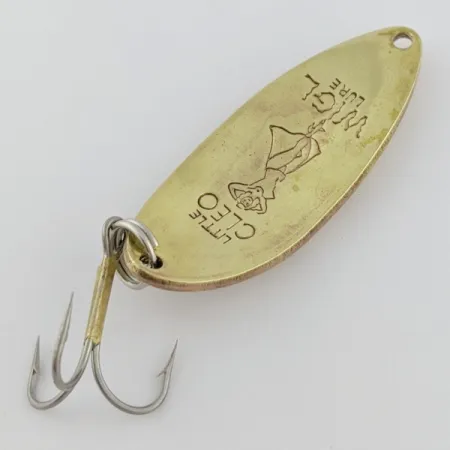 Seneca Little Cleo (Hula Girl), nickel/or, 14g, cuillère ondulante #24089