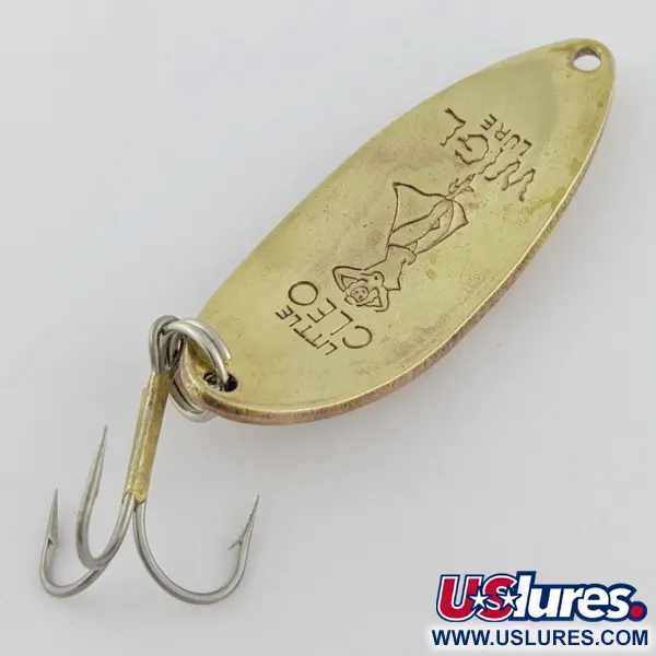 Seneca Little Cleo (Hula Girl), nickel/or, 14g, cuillère ondulante #24089