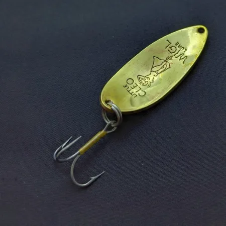 Seneca Little Cleo (Hula Girl), nickel/or, 14g, cuillère ondulante #24089