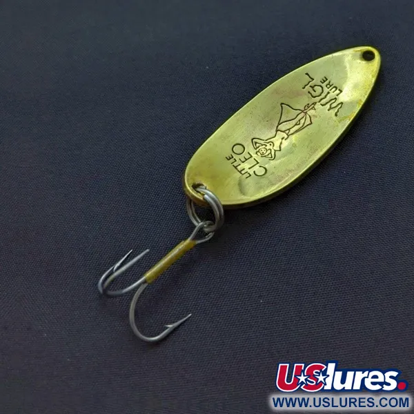 Seneca Little Cleo (Hula Girl), nickel/or, 14g, cuillère ondulante #24089