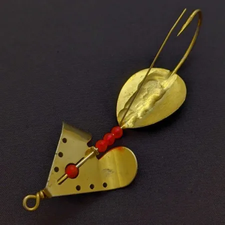 Lindy Skitter-Buzz, Rouge/Or, 7g, Cuillère Anti-herbe #24094