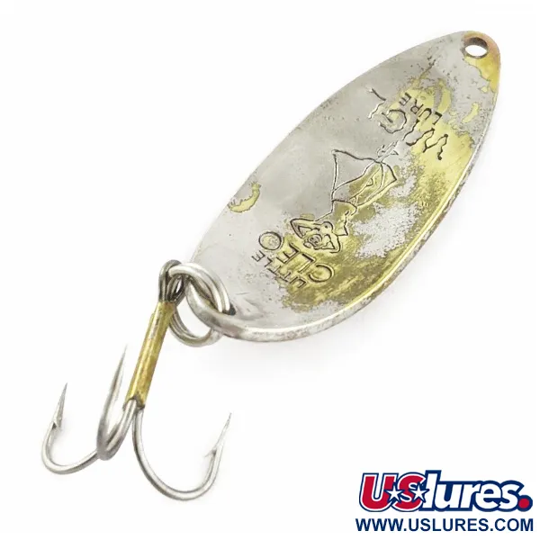 Seneca Little Cleo (Hula Girl), Nickel / Laiton, 14g, Cuillère Ondulante #24102