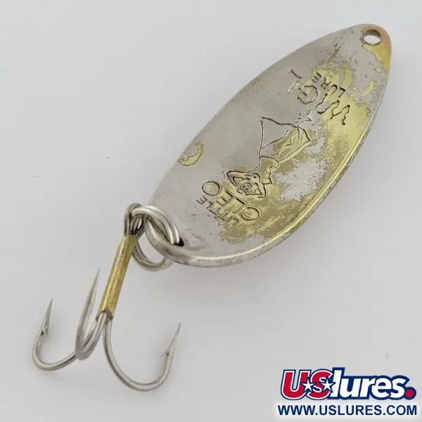 Seneca Little Cleo (Hula Girl), Nickel / Laiton, 14g, Cuillère Ondulante #24102