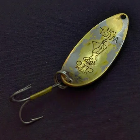 Seneca Little Cleo (Hula Girl), Laiton, 14g, Cuillère ondulante #24103