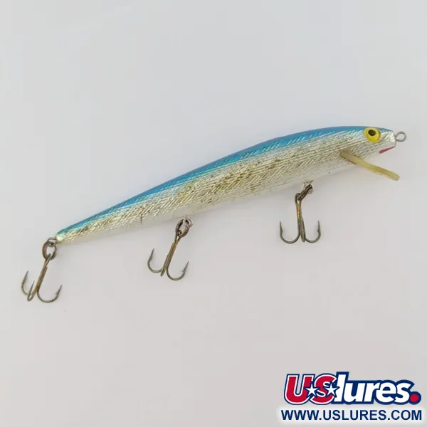 Rebel Floater F12, 9g, Argent/Bleu, Poisson Nageur Flottant #24105