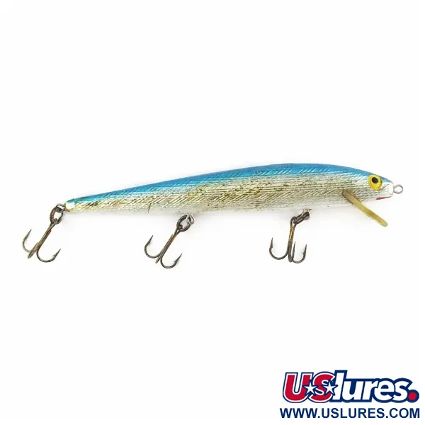 Rebel Floater F12, 9g, Argent/Bleu, Poisson Nageur Flottant #24105