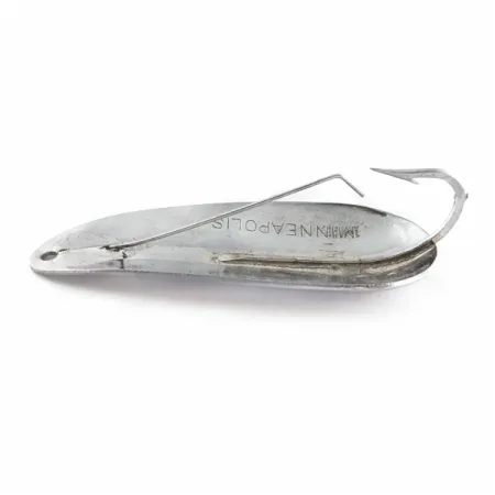 Nebco National Expert Lake Trout Flash Bait, 14g, Chrome, Cuiller #24113