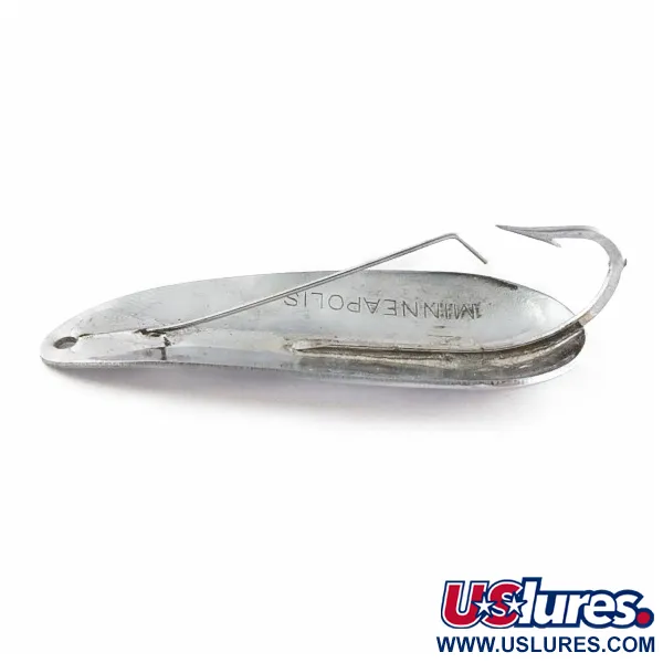 Nebco National Expert Lake Trout Flash Bait, 14g, Chrome, Cuiller #24113