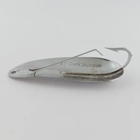 Nebco National Expert Lake Trout Flash Bait, 14g, Chrome, Cuiller #24113