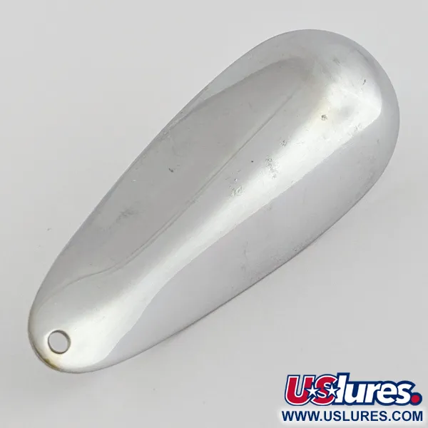 Nebco National Expert Lake Trout Flash Bait, 14g, Chrome, Cuiller #24113