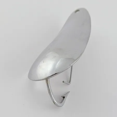 Nebco National Expert Lake Trout Flash Bait, 14g, Chrome, Cuiller #24113