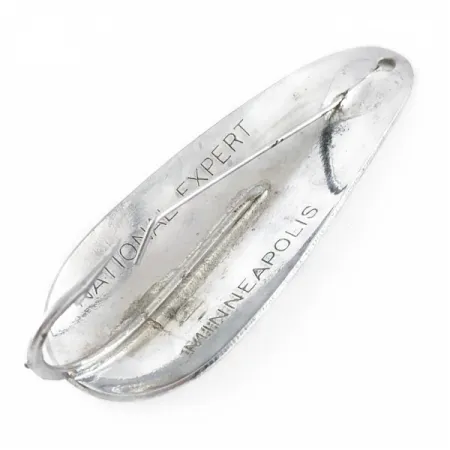 Nebco National Expert Lake Trout Flash Bait, 14g, Chrome, Cuiller #24113