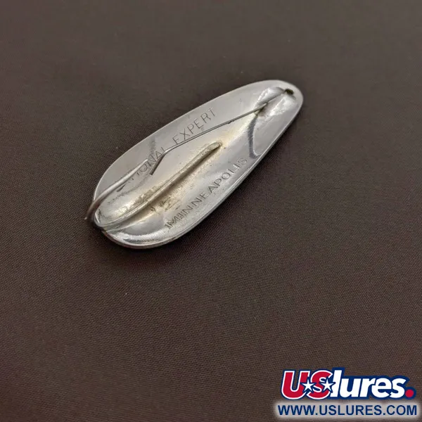 Nebco National Expert Lake Trout Flash Bait, 14g, Chrome, Cuiller #24113