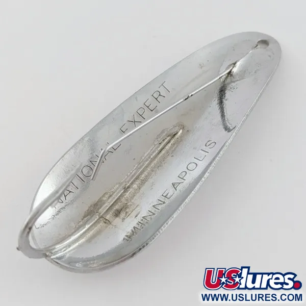 Nebco National Expert Lake Trout Flash Bait, 14g, Chrome, Cuiller #24113