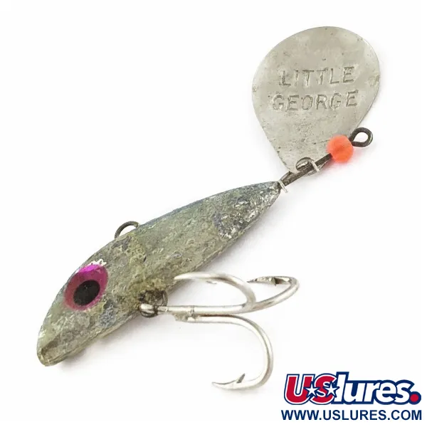 Mann's Bait Little George, Nickel, 21g, Tail Spinner #24117
