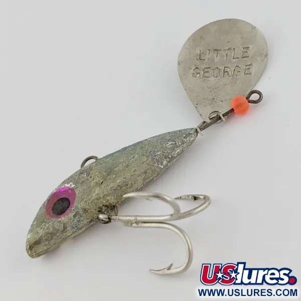 Mann's Bait Little George, Nickel, 21g, Tail Spinner #24117
