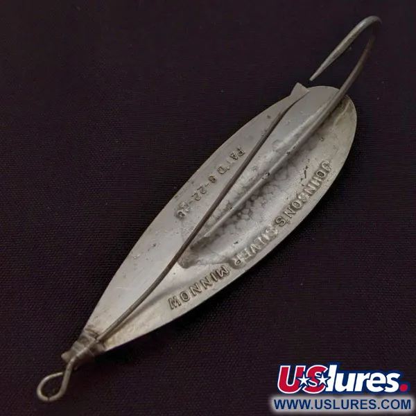 Johnson Silver Minnow Weedless, Argent, 12g, Cuillère Ondulante Anti-herbe #24129