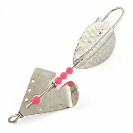 Lindy / Little Joe Skitter-Buzz Weedless, 7g, Rouge/Nickel, Cuillère #24146