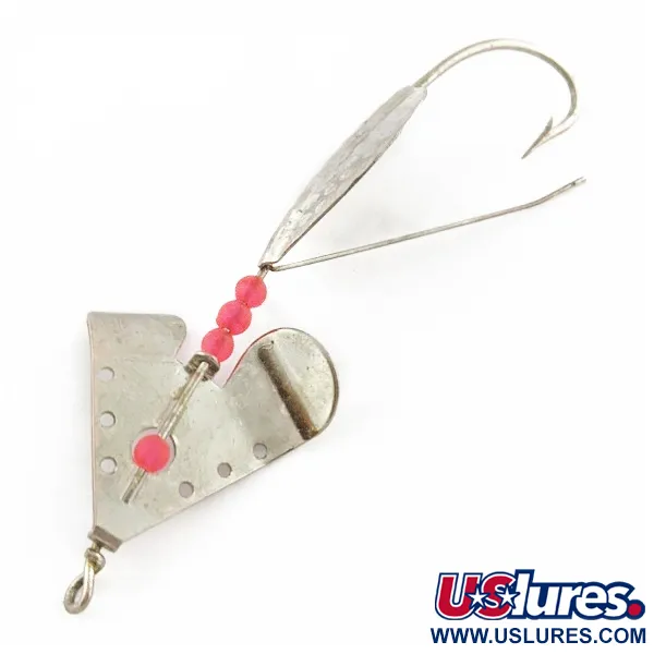 Lindy / Little Joe Skitter-Buzz Weedless, 7g, Rouge/Nickel, Cuillère #24146