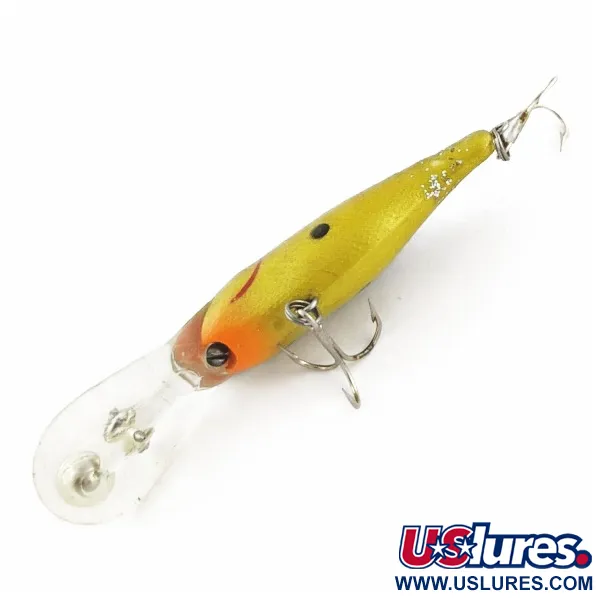 Rebel Double Deep Shad, 5g, brun/jaune, Poisson-nageur #24155