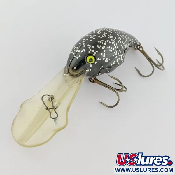 Luhr Jensen Hot Lips Express, Noir pailleté, 11g, Crankbait #24157
